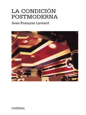 cover image of La condición postmoderna